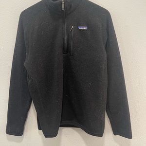 Black Patagonia Quarter Zip